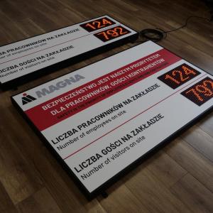 Days Without Accident board 